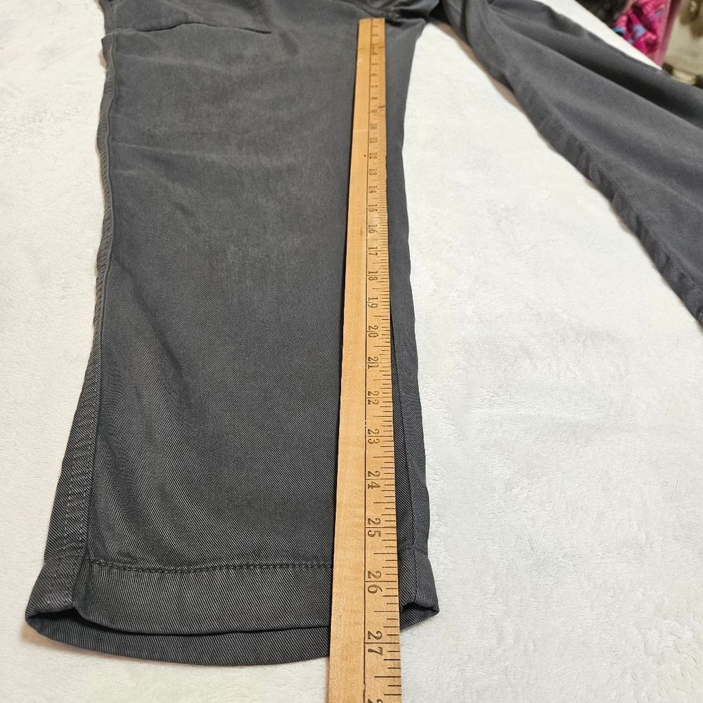 NWT Gap Women's Sz L Gray Tencel Pull On Pants - Picture 6 of 14